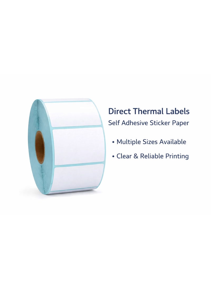 Thermal label paper suitable for label printers, waterproof and oil-resistant, suitable for barcode printing in homes, offices, and small businesses, 1000 labels/roll, label tape replacement 50×30mm - Image 4